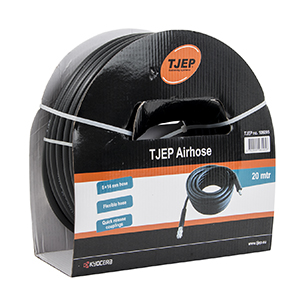 TJEP air hose, 8/14 mm poly with nipple and coupling