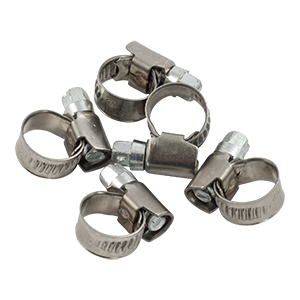 TJEP adj. hose clamp, 8-12 mm, 5 pcs.