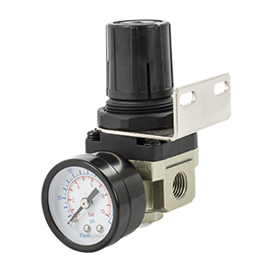 TJEP regulator 1/4", 0-10 bar incl. pressure gauge